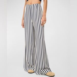 Staud Luke Striped Wide Leg Nautical Sailor Pants
